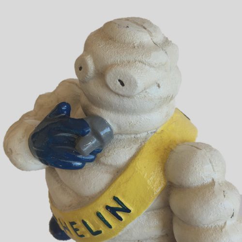 Michelin Man Smoking Statue