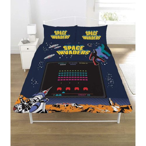 Space Invaders Double Quilt
