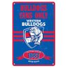 Western Bulldogs Tin Sign