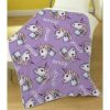 Unicorn Emoji Fleece Blanket