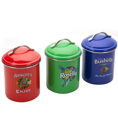 Arnotts Rosella Bushells Canister Set