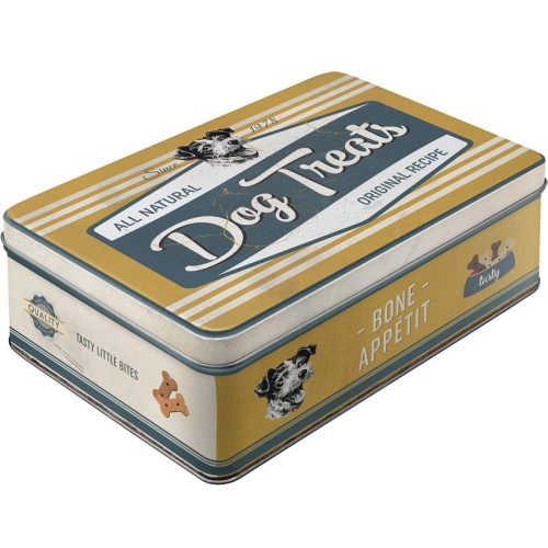 Dog Biscuits Embossed Tin