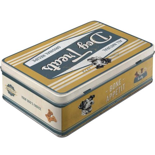Dog Biscuits Embossed Tin