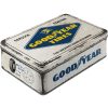 Goodyear Logo White Embossed Tin