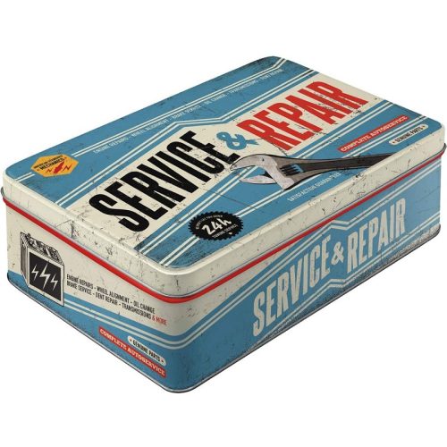 Service & Repair Embossed Tin