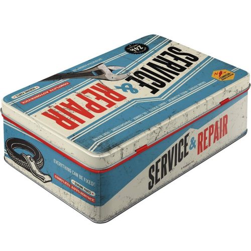 Service & Repair Embossed Tin