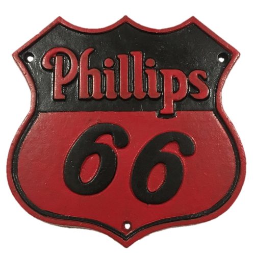 Cast Iron Phillips 66 Sign