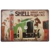 Shell Spirit Tin Sign