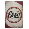 Esso Weathered Tin Sign