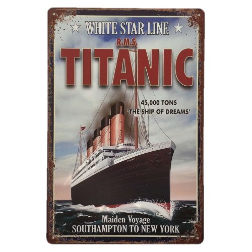White Star Titanic Sign