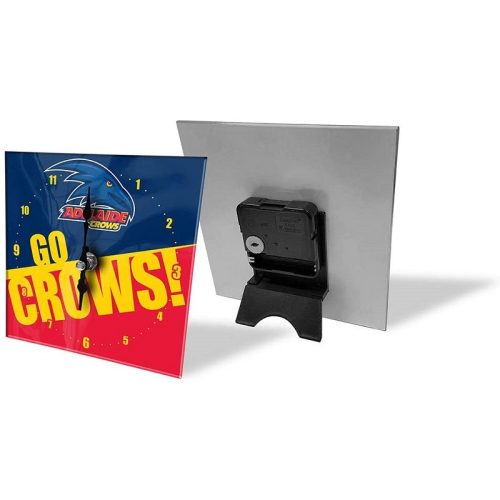 Adelaide Crows Mini Glass Clock