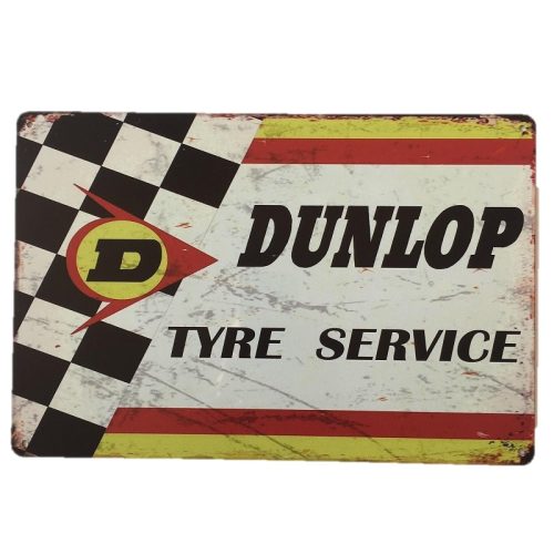 Dunlop Tyre Service Sign