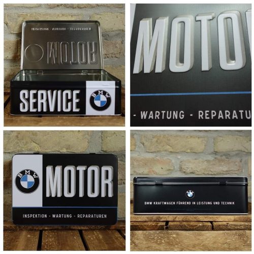 BMW Service Embossed Tin