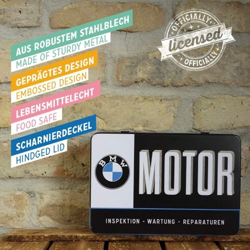 BMW Service Embossed Tin
