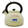 Bushells Enamel Whistling Kettle