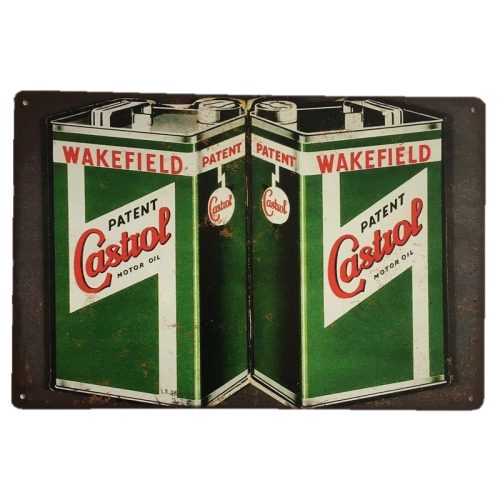 Castrol Oil Can Sign
