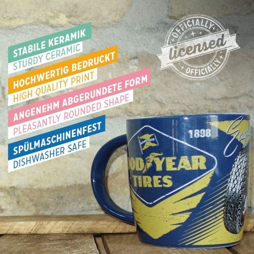 Goodyear Eagle Tyre Mug