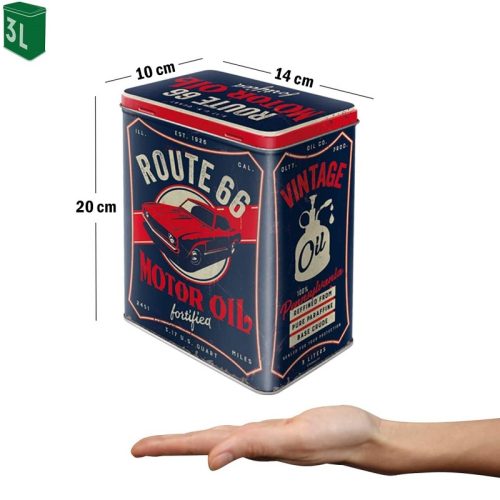 Route 66 Motor Oil Large Tin
