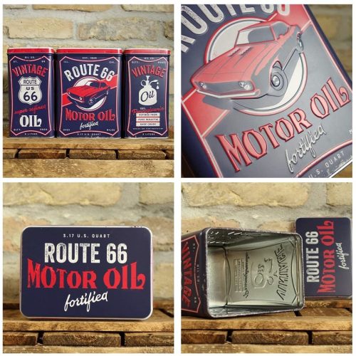 Route 66 Motor Oil Large Tin