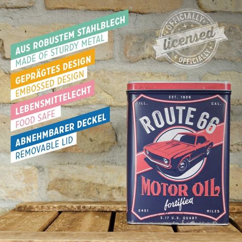 Route 66 Motor Oil Large Tin