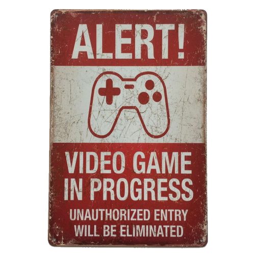 Alert Video Game In Progress Sign