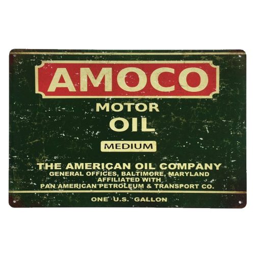 Amoco Oil Tin Sign