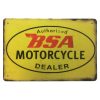 BSA Motorcycle Dealer Sign