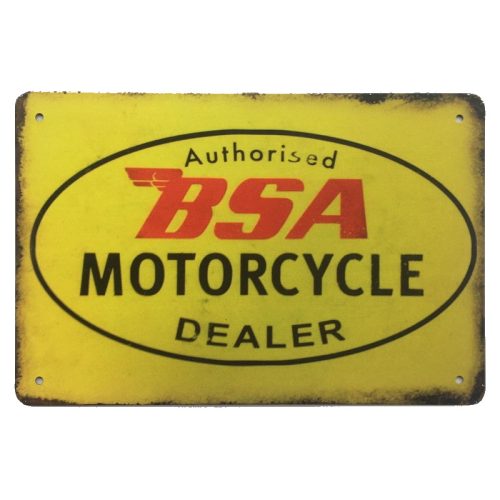 BSA Motorcycle Dealer Sign