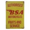 BSA Parts & Service Sign