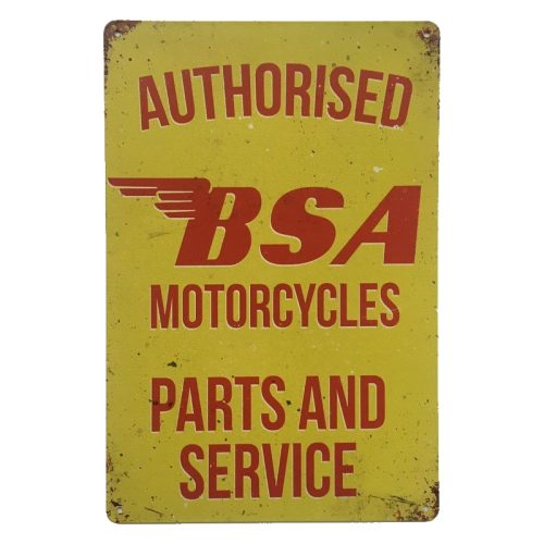 BSA Parts & Service Sign