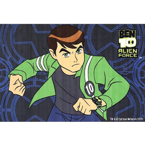Ben 10 Blue Force Rug