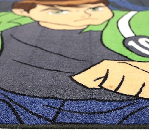 Ben 10 Blue Force Rug