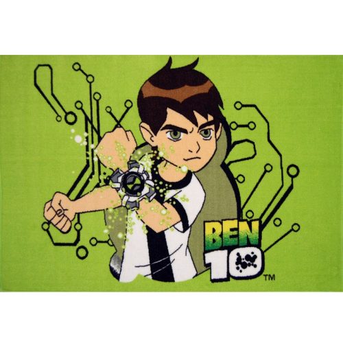 Ben 10 Green Kids Rug