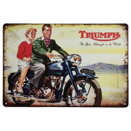 Triumph Best Motorcycle Sign