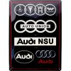 Audi Logo Evolution Sign