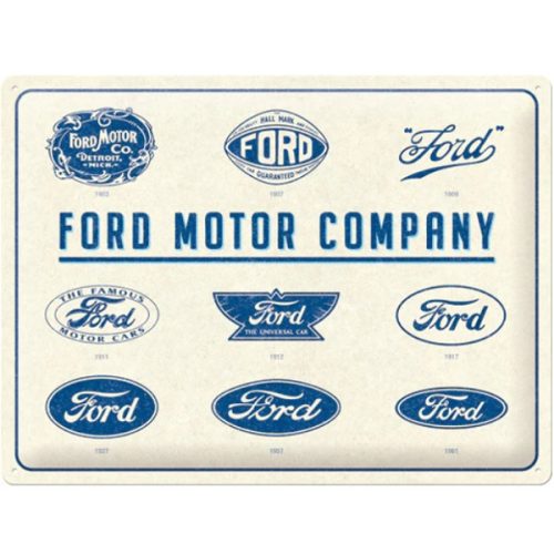 Ford Logo Evolution Sign