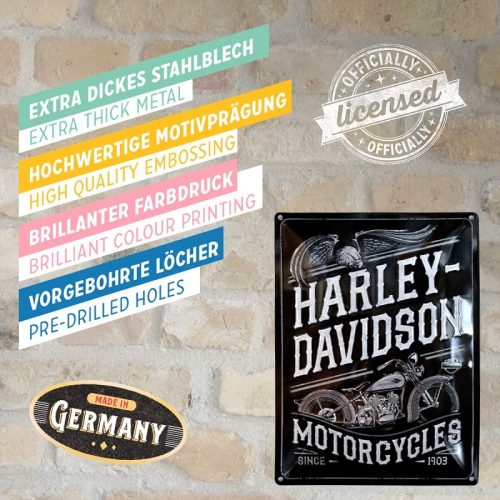Harley Davidson Motorcycles Eagle Sign