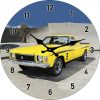 Holden Sandman Yellow Ute Glass Clock