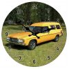 Holden Sandman Yellow Van Glass Clock