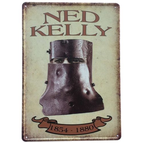 Ned Kelly Masked Sign