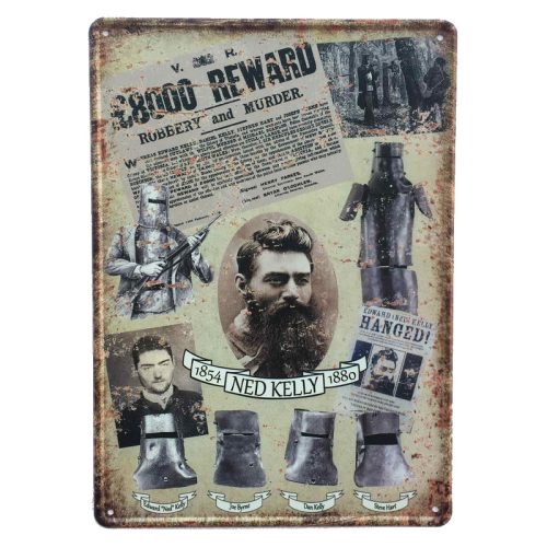 Ned Kelly Collage Sign