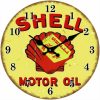 Shell Glass Wall Clock