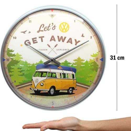 VW Let's Get Away Wall Clock