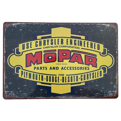 Mopar Parts Sign