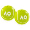 Tennis Ball Ceramic Salt and Pepper Shakers