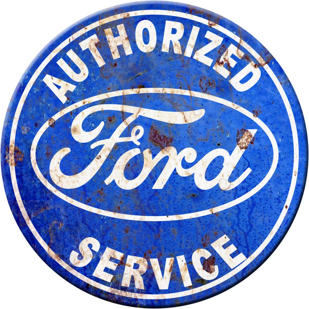 Ford Round Tin Sign