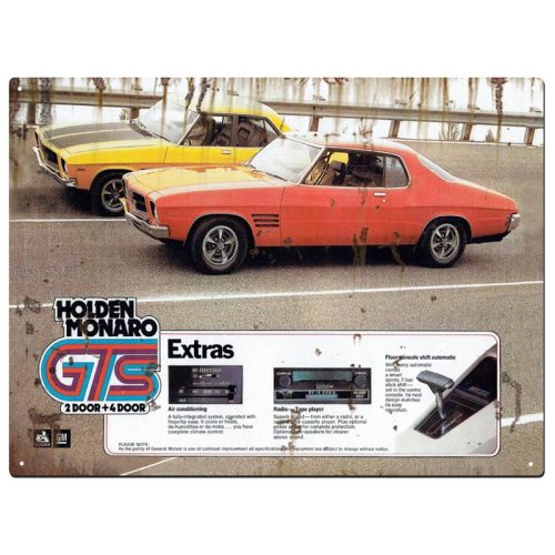 Holden Monaro GTS Tin Sign