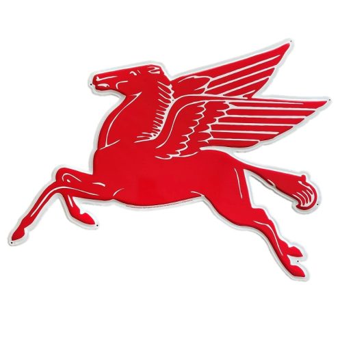 Mobil Pegasus Die Cut Sign