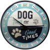 Dog Times Wall Clock