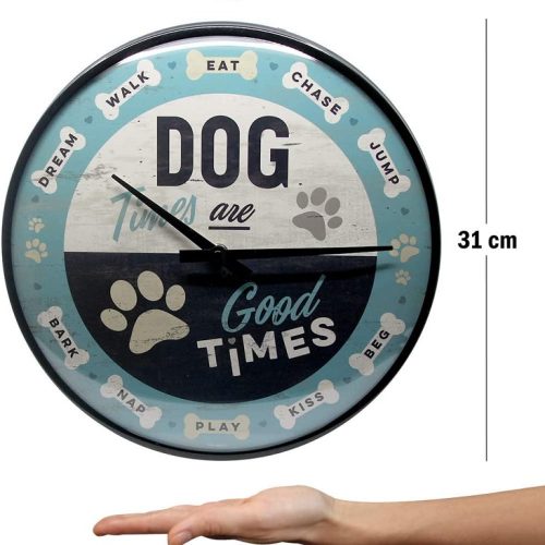 Dog Times Wall Clock